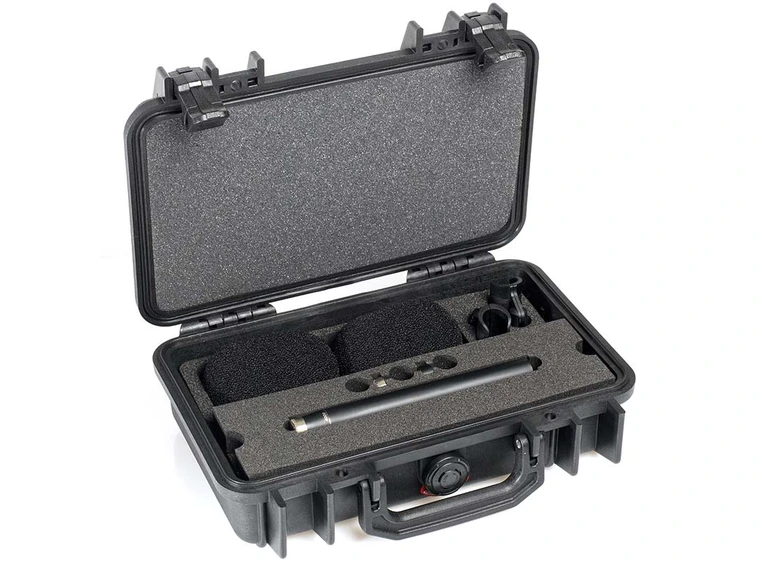 DPA 4006A Stereo Pair w. 2 x 4006A Clips, Windscreens in Peli Case 